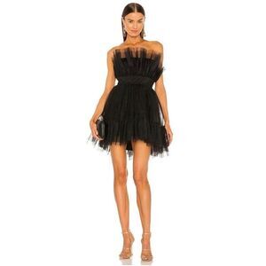 NEW Katie May Ellee Elle Mini Dress Black Medium
